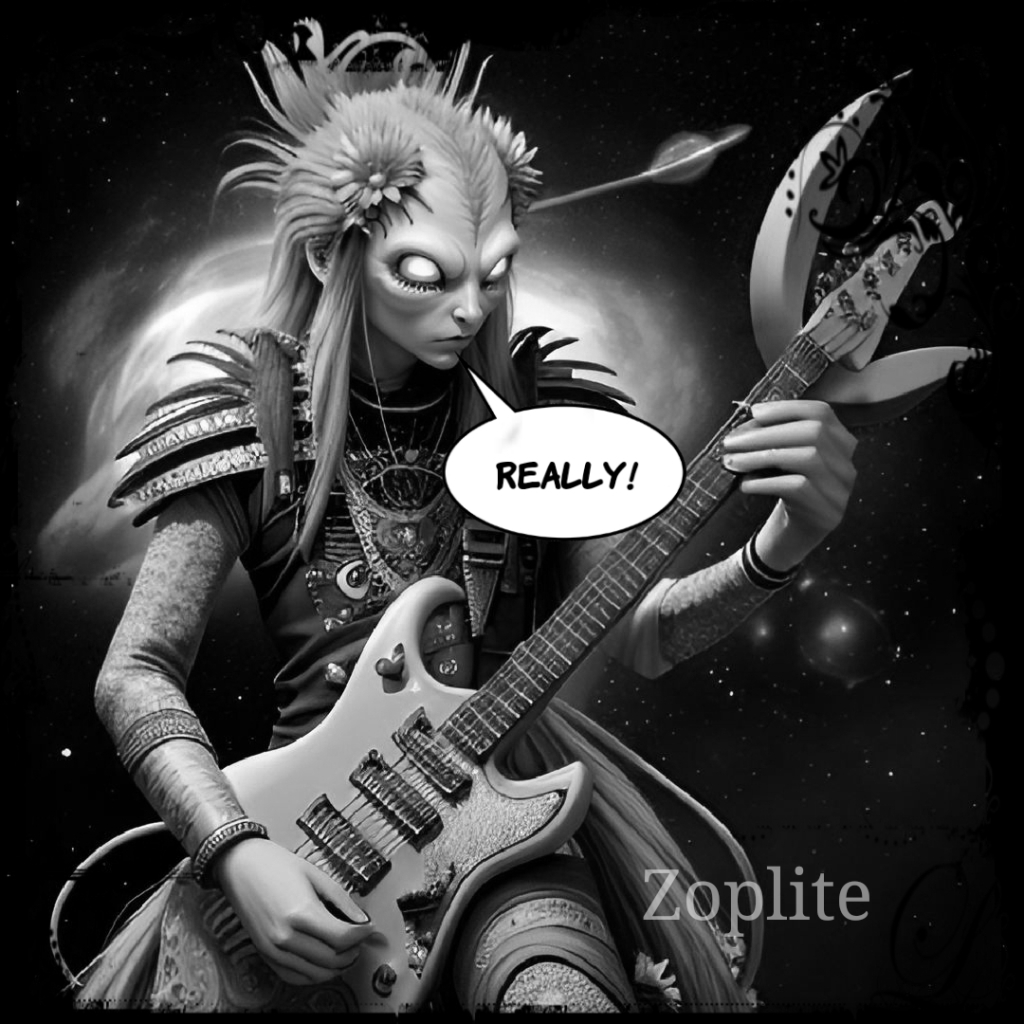 Zoplite space rock guitarist 